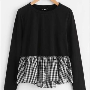 ❀ Ruffle Hem Top From Shein ❀